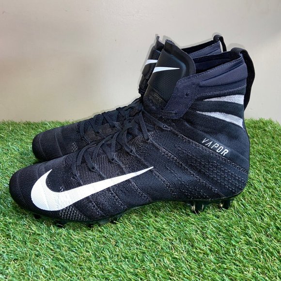 Nike Vapor Untouchable 3 Elite AO3006-010 Black Football  Nike Vapor Untouchable 3 Elite AO3006-010 Black Football Cleats Mens 16 NEW